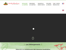Tablet Screenshot of campingmoulinderambourg.com
